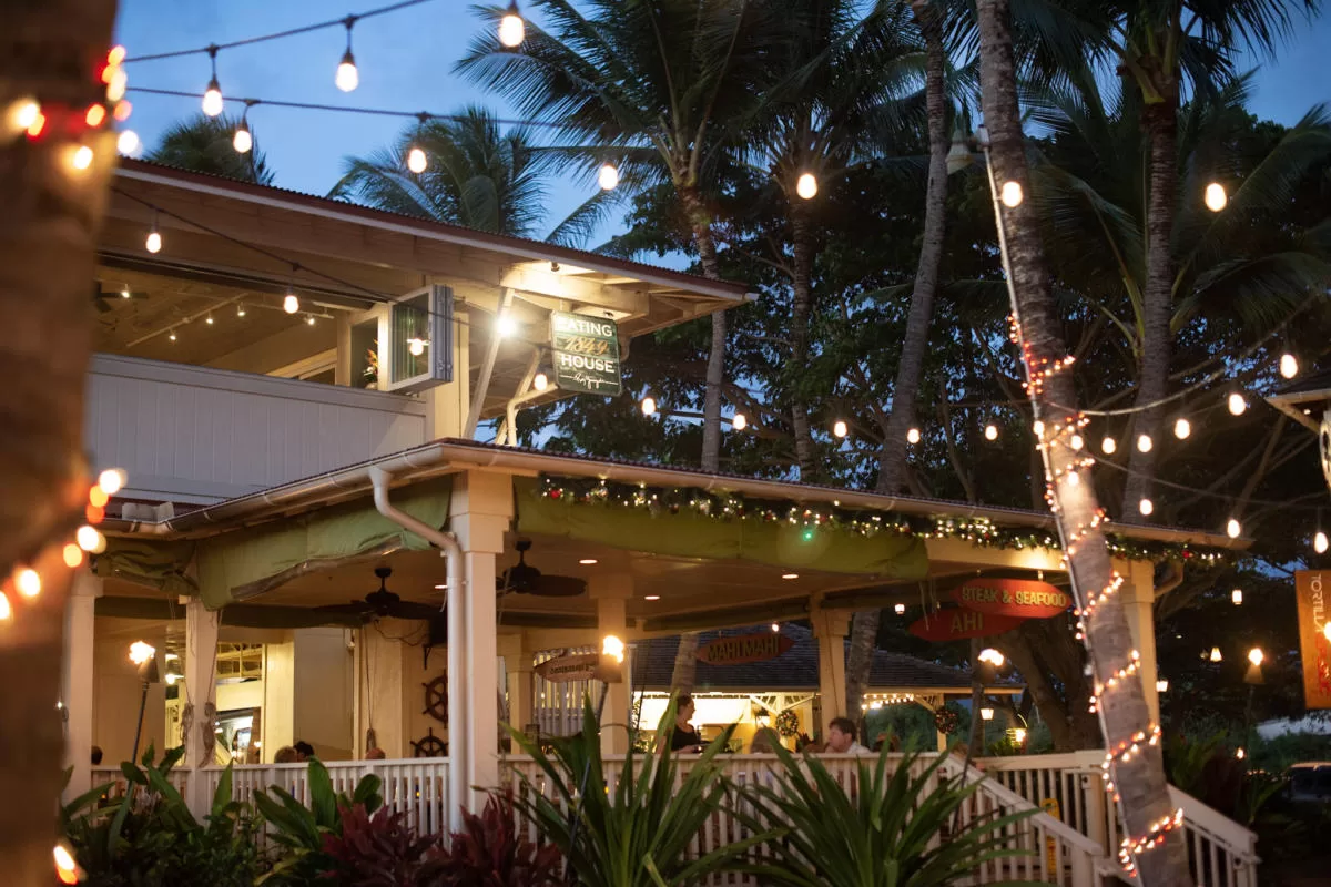 christmas lights in Kauai