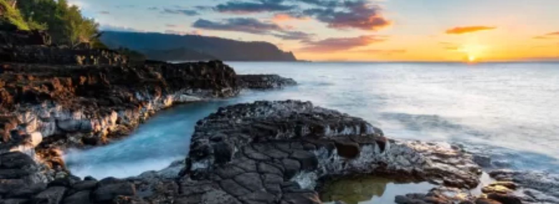 Kauai rock formation